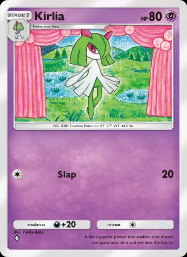 Kirlia — Space-Time Smackdown, One Diamond