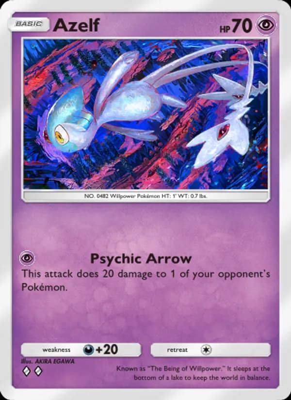 Azelf — Space-Time Smackdown, Two Diamond
