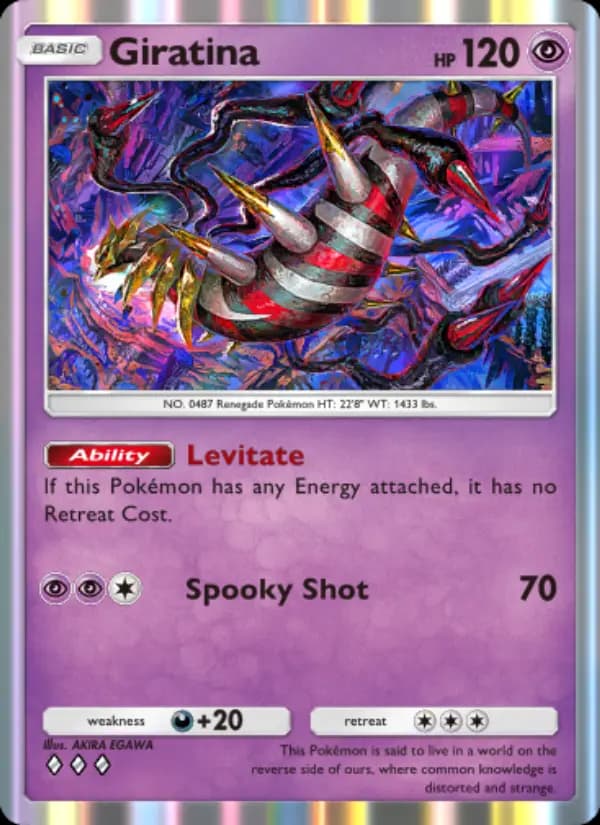 Giratina — Space-Time Smackdown, Three Diamond