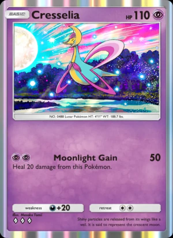 Cresselia — Space-Time Smackdown, Three Diamond