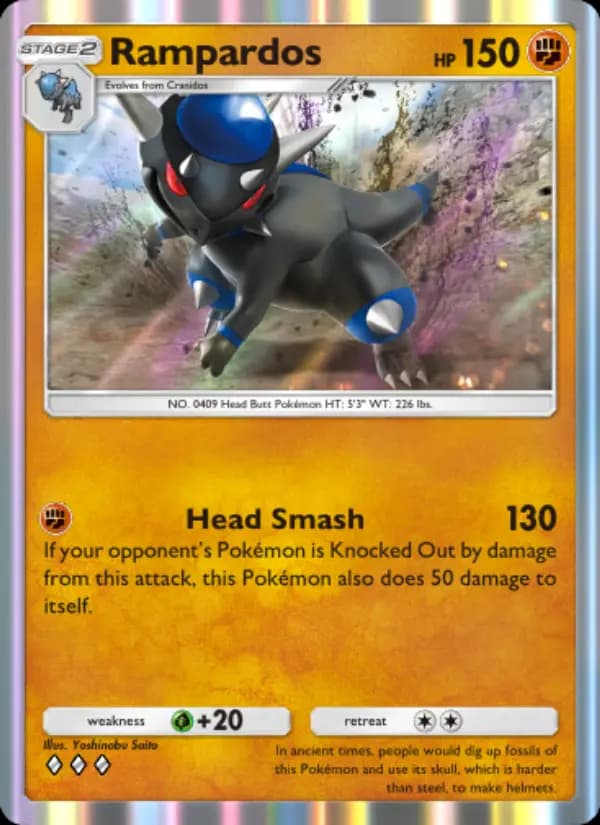 Rampardos — Space-Time Smackdown, Three Diamond