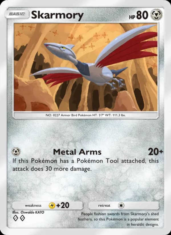 Skarmory — Space-Time Smackdown, Two Diamond