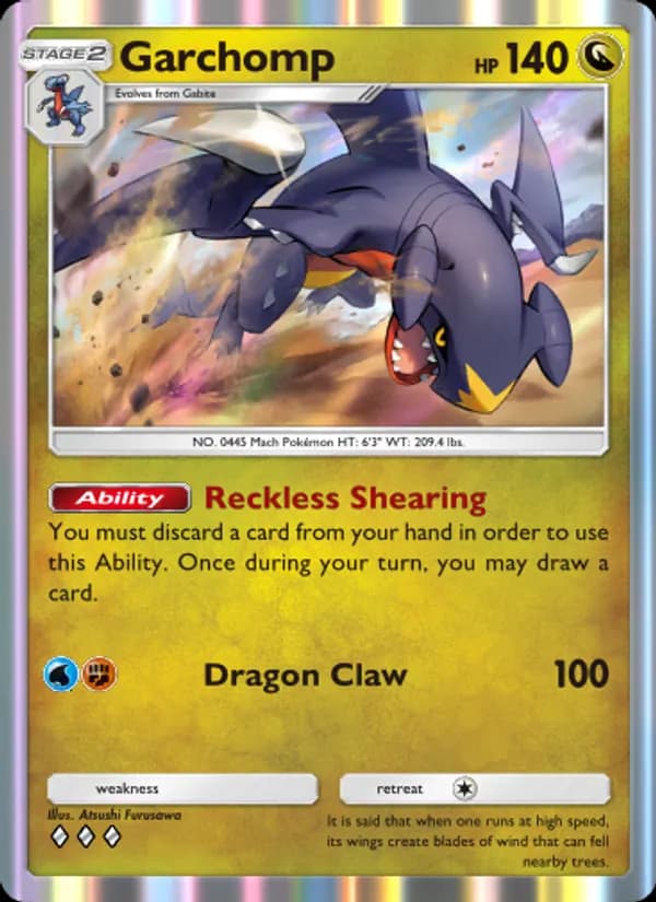 Garchomp — Space-Time Smackdown, Three Diamond