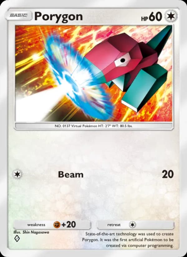 Porygon — Space-Time Smackdown, One Diamond