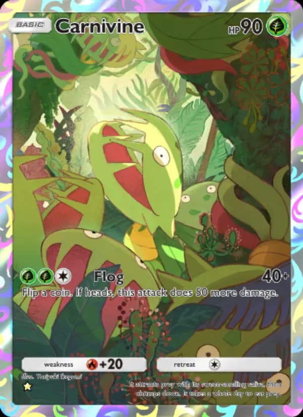 Carnivine — Space-Time Smackdown, One Star