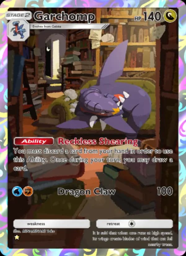 Garchomp — Space-Time Smackdown, One Star