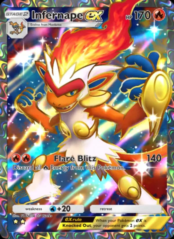 Infernape ex — Space-Time Smackdown, Two Star
