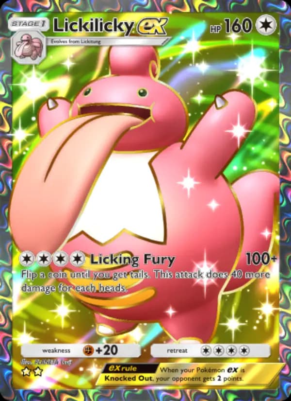 Lickilicky ex — Space-Time Smackdown, Two Star