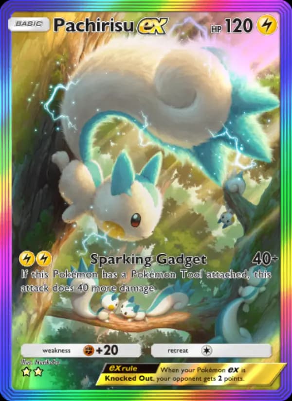 Pachirisu ex — Space-Time Smackdown, Two Star