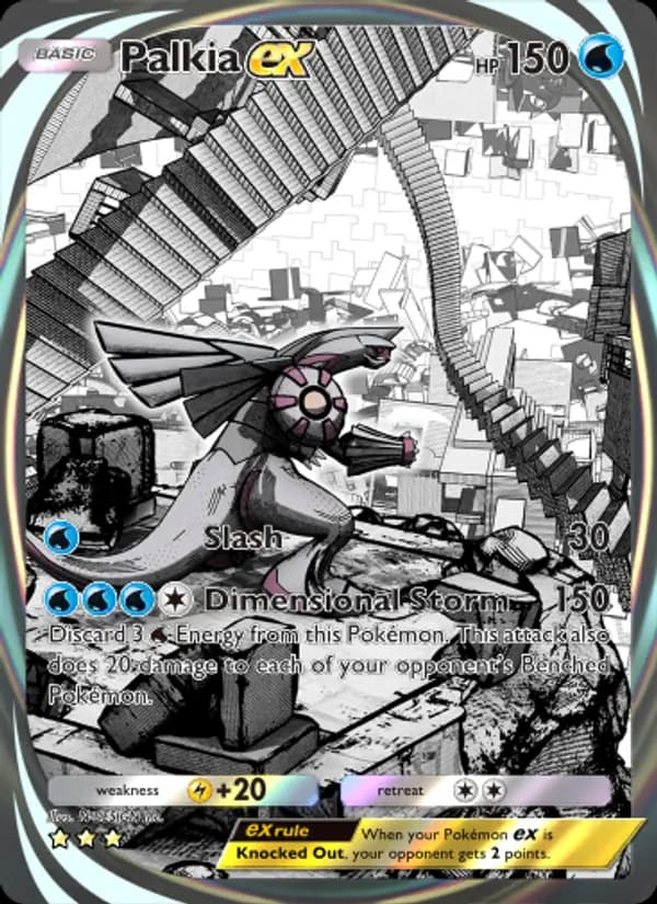 Palkia ex — Space-Time Smackdown, Three Star