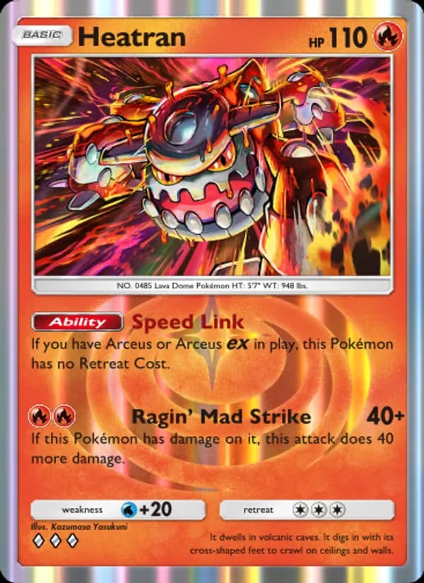 Heatran — Triumphant Light, Three Diamond
