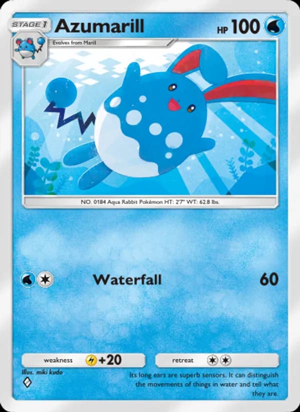Azumarill — Triumphant Light, One Diamond
