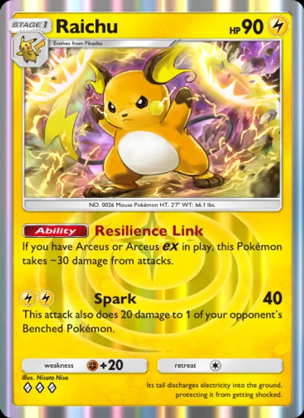 Raichu — Triumphant Light, Three Diamond