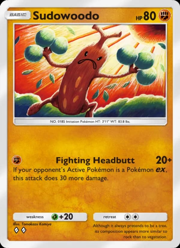 Sudowoodo — Triumphant Light, Two Diamond