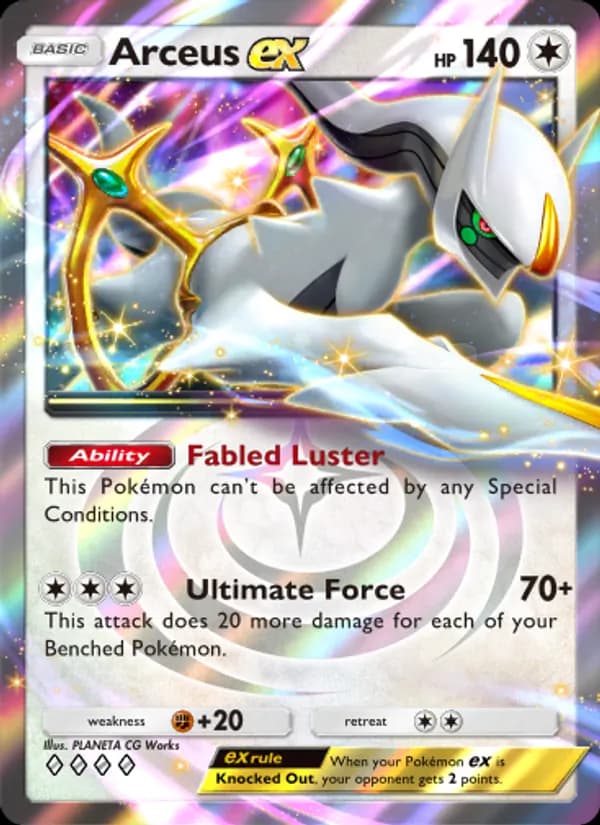 Arceus ex — Triumphant Light, Four Diamond