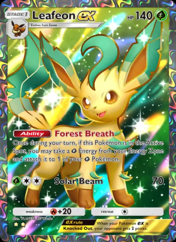 Leafeon ex — Triumphant Light, Two Star