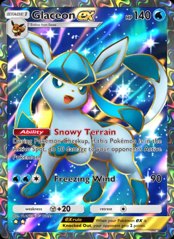 Glaceon ex — Triumphant Light, Two Star