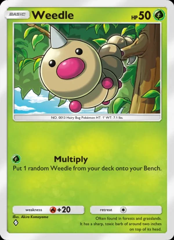 Weedle — Shining Revelry, One Diamond