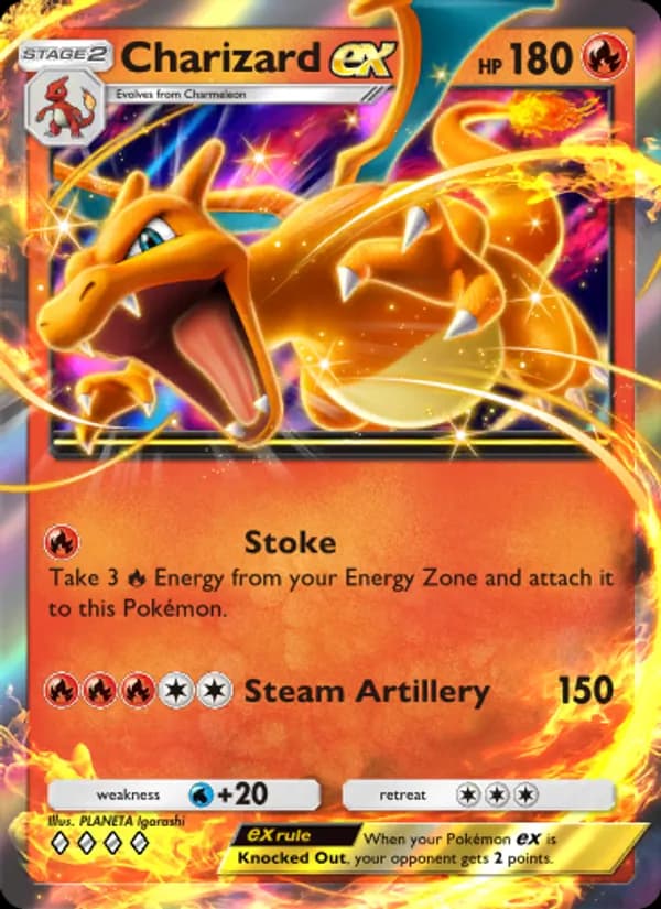 Charizard ex — Shining Revelry, Four Diamond