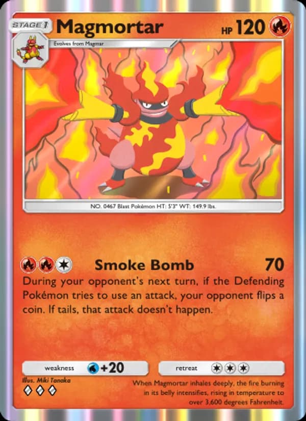 Magmortar — Shining Revelry, Three Diamond