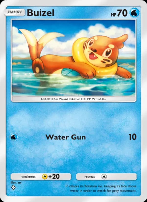 Buizel — Shining Revelry, One Diamond