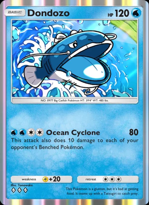 Dondozo — Shining Revelry, Three Diamond