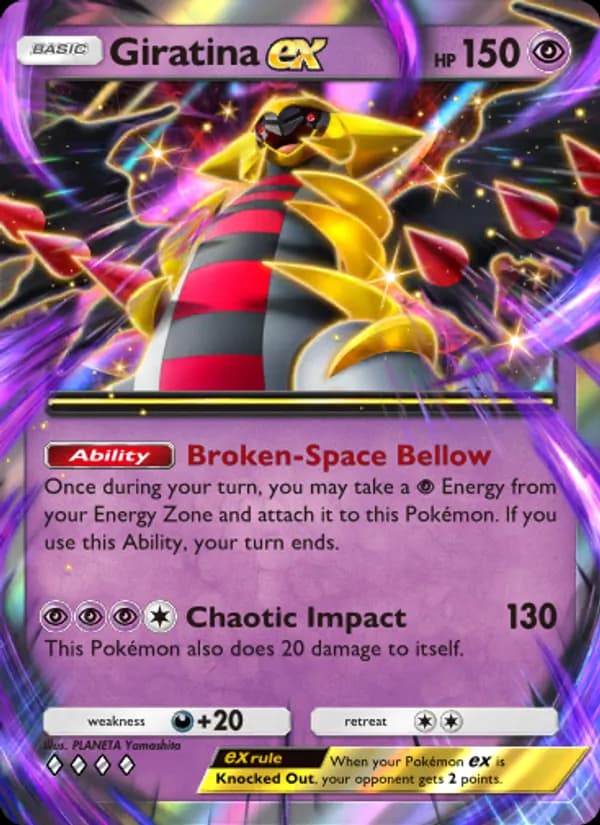 Giratina ex — Shining Revelry, Four Diamond