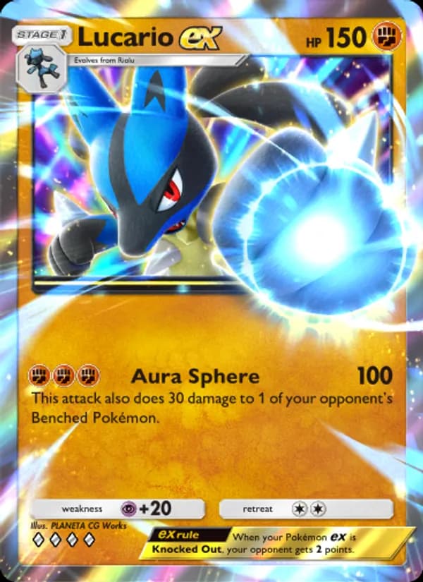 Lucario ex — Shining Revelry, Four Diamond