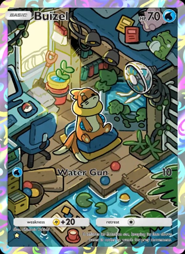 Buizel — Shining Revelry, One Star