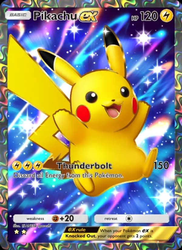 Pikachu ex — Shining Revelry, Two Star