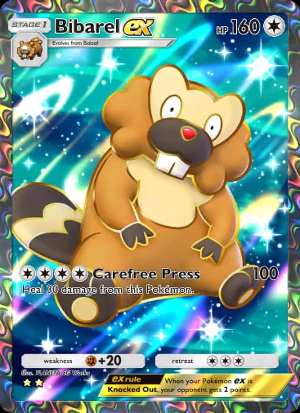 Bibarel ex — Shining Revelry, Two Star