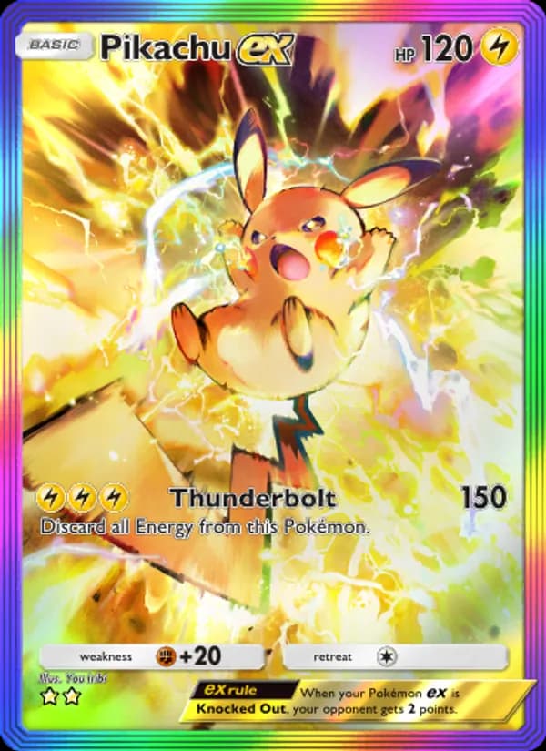 Pikachu ex — Shining Revelry, Two Star