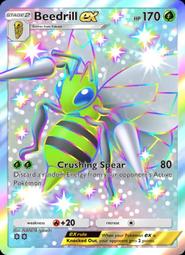 Beedrill ex — Shining Revelry, Two Shiny
