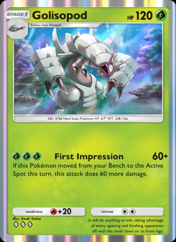 Golisopod — Celestial Guardians, Three Diamond