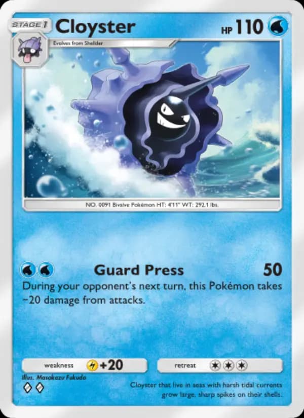 Cloyster — Celestial Guardians, Two Diamond