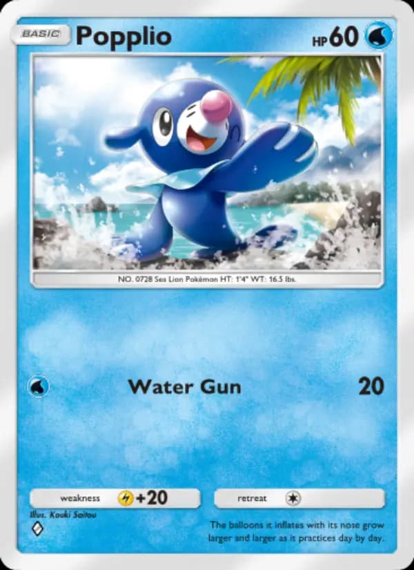 Popplio — Celestial Guardians, One Diamond