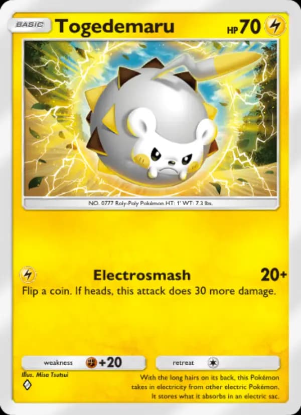 Togedemaru — Celestial Guardians, One Diamond