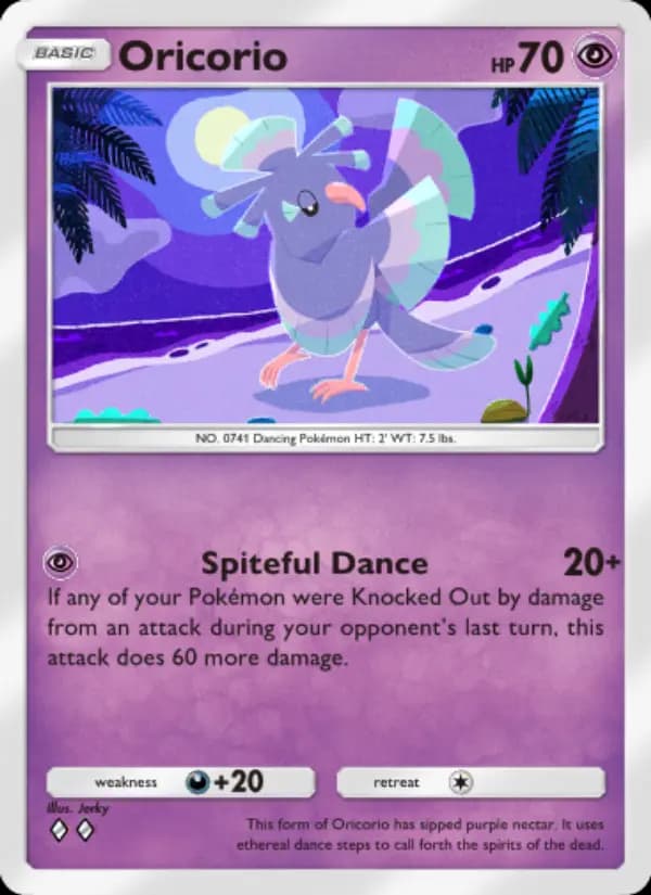 Oricorio — Celestial Guardians, Two Diamond