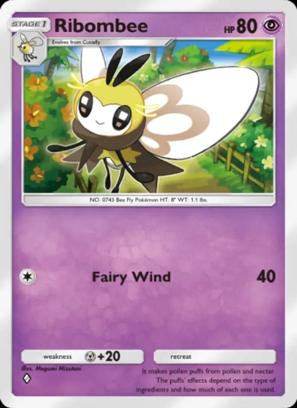 Ribombee — Celestial Guardians, One Diamond