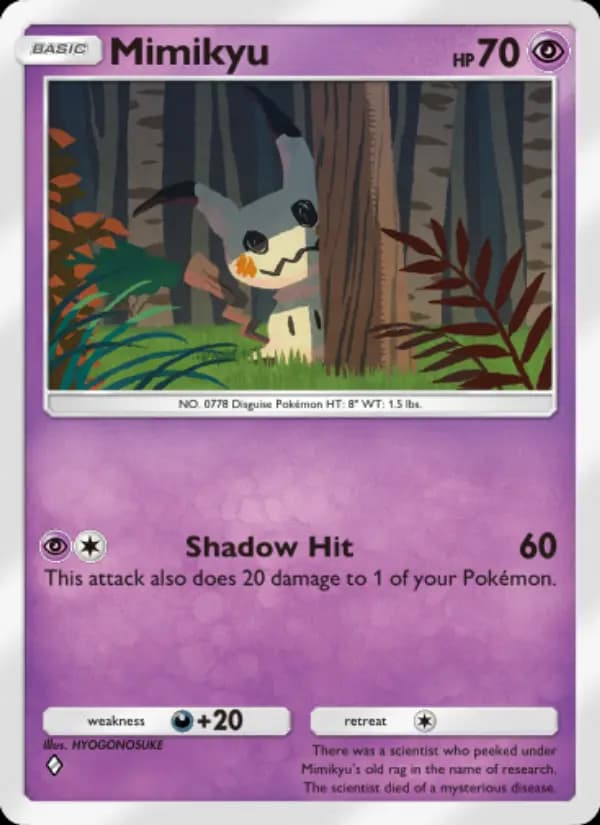 Mimikyu — Celestial Guardians, One Diamond