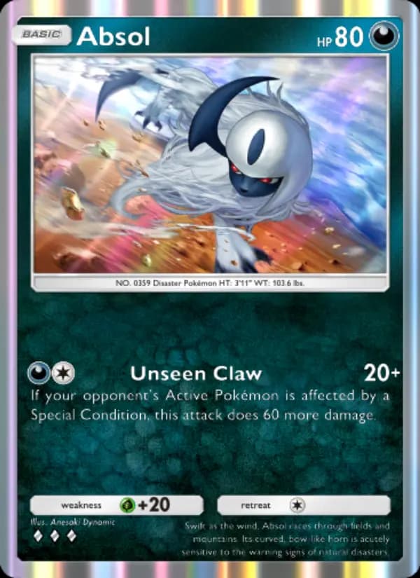 Absol — Celestial Guardians, Three Diamond