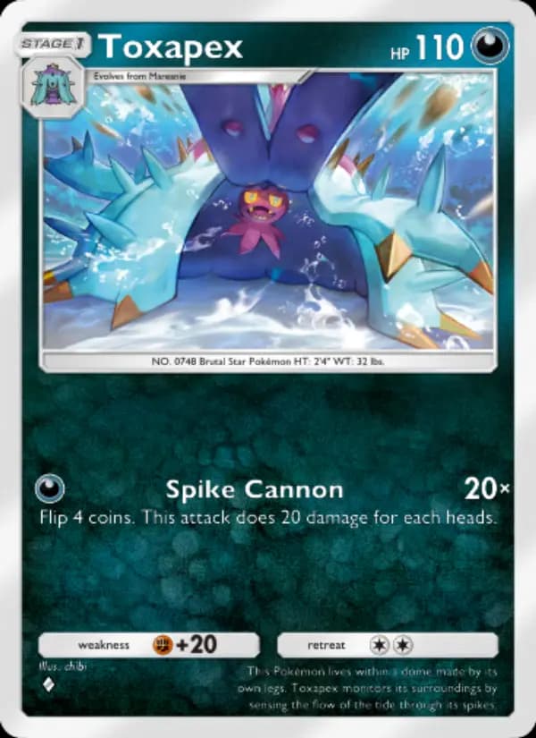 Toxapex — Celestial Guardians, One Diamond