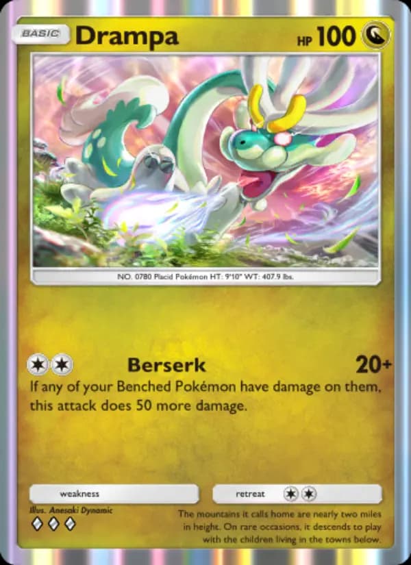 Drampa — Celestial Guardians, Three Diamond