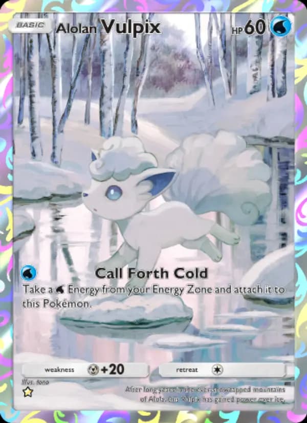Alolan Vulpix — Celestial Guardians, One Star