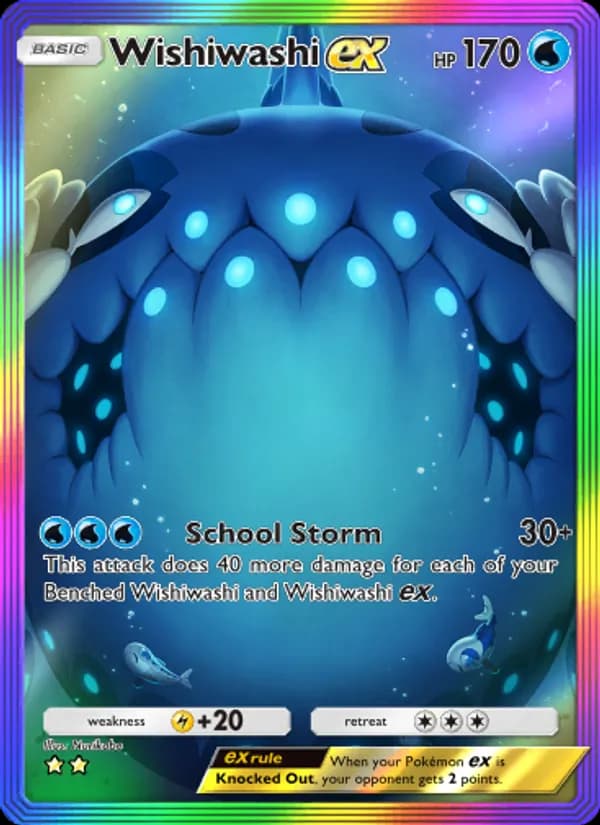 Wishiwashi ex — Celestial Guardians, Two Star