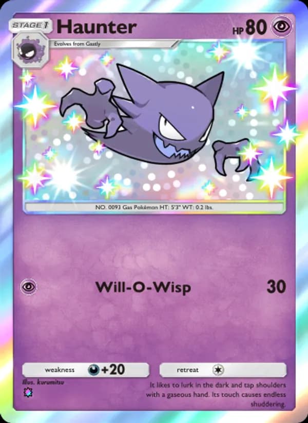 Haunter — Celestial Guardians, One Shiny