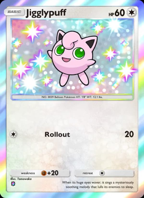 Jigglypuff — Celestial Guardians, One Shiny