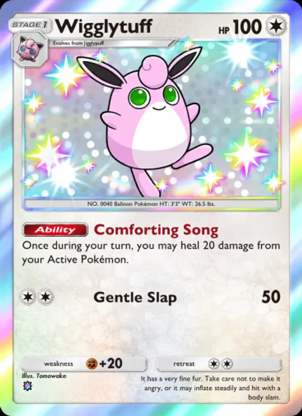 Wigglytuff — Celestial Guardians, One Shiny