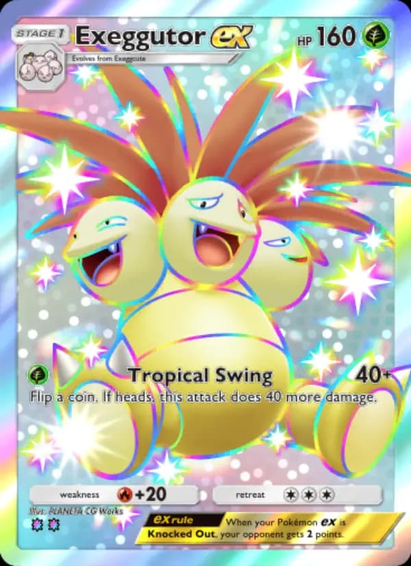 Exeggutor ex — Celestial Guardians, Two Shiny