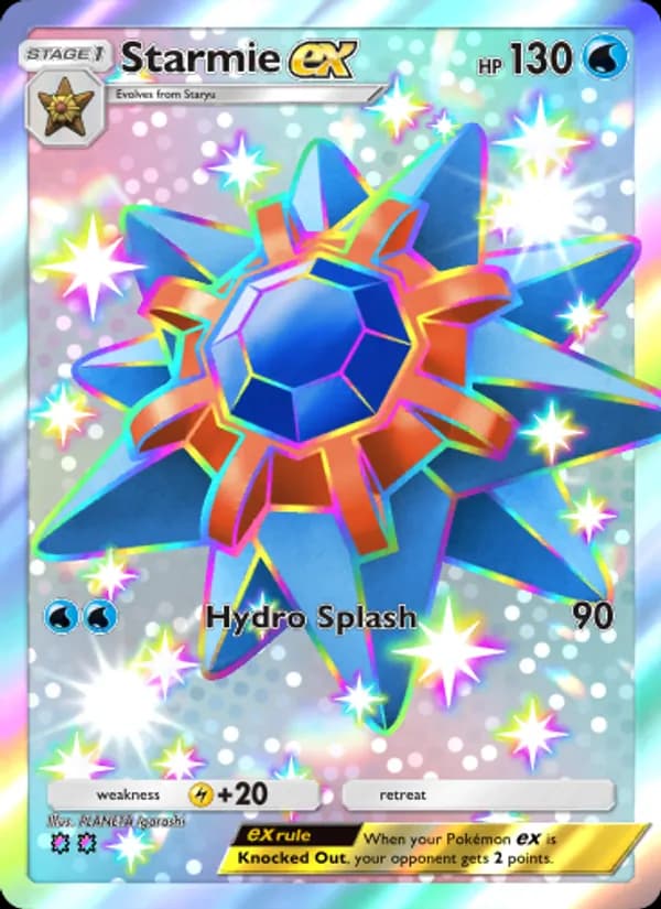 Starmie ex — Celestial Guardians, Two Shiny